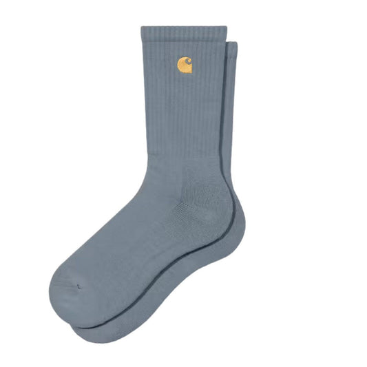 Carhartt WIP Chase Socks Velvet Cozy Blue/Gold