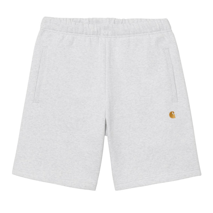 Carhartt WIP Chase Sweat Short Ash Heather/Gold