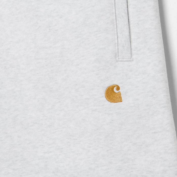 Carhartt WIP Chase Sweat Short Ash Heather/Gold