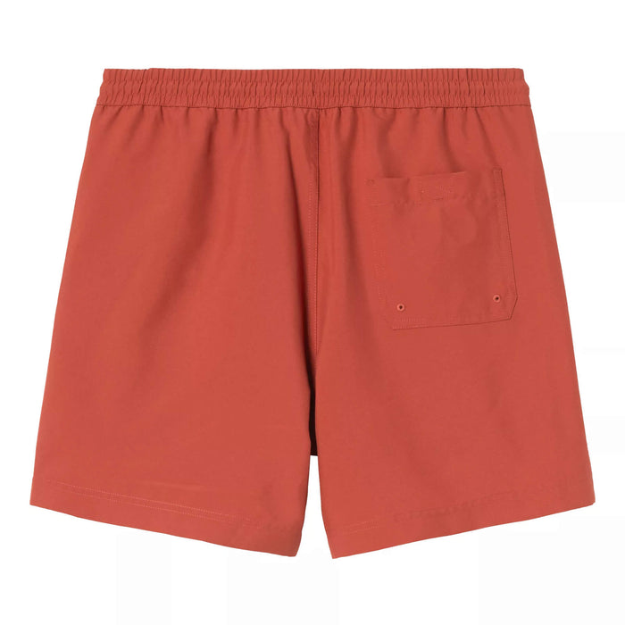 Carhartt WIP Chase Swim Trunks Dark Oxide Red/Gold