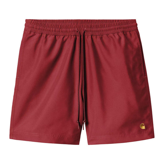 Carhartt WIP Chase Swim Trunks Scarlet/Gold