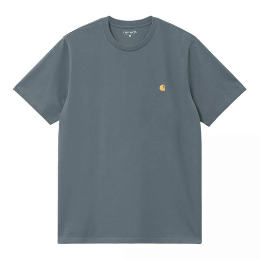 Carhartt WIP Chase T-Shirt Cozy Blue/Gold