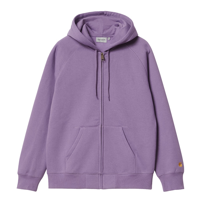 Carhartt WIP Chase Zip Hooded Violanda/Gold