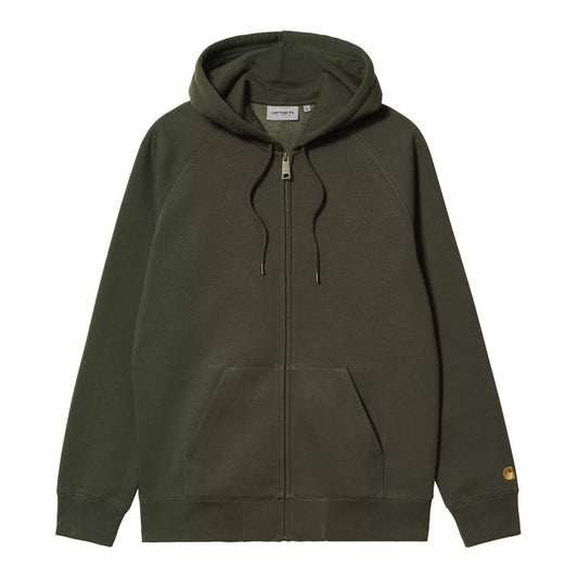 Carhartt WIP Chase Zip Jacket Hooded Olive/Gold