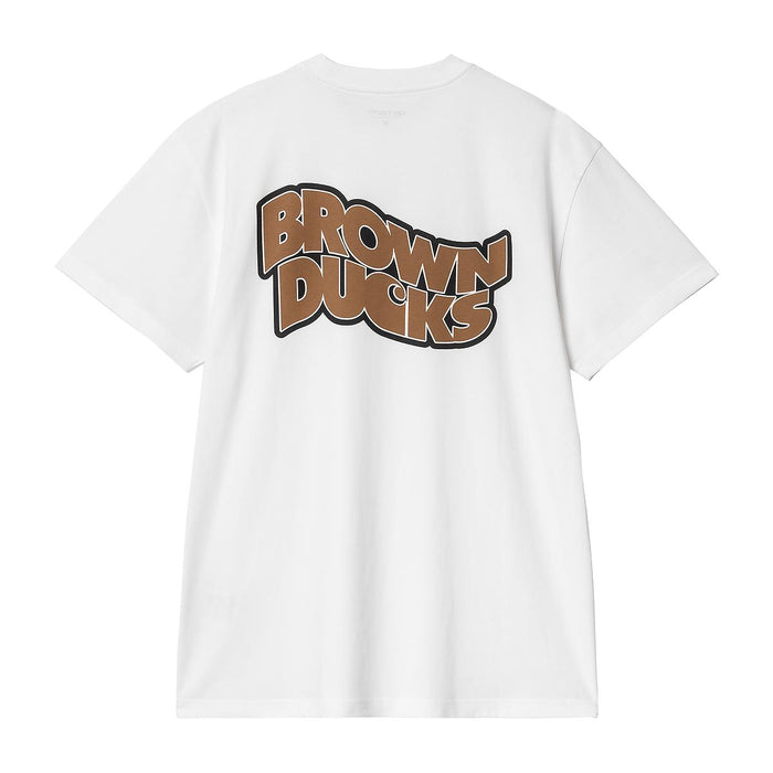 Carhartt WIP Duck Brown T-Shirt White