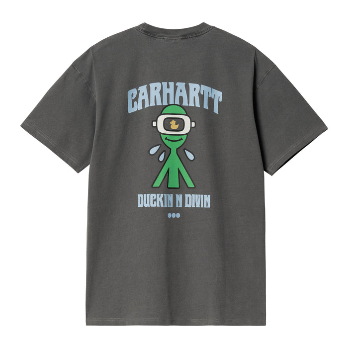 Carhartt WIP Duckin T-Shirt Black Garment Dyed