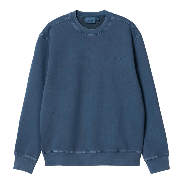 Carhartt WIP Duster Script Crewneck Elder Garment Dyed
