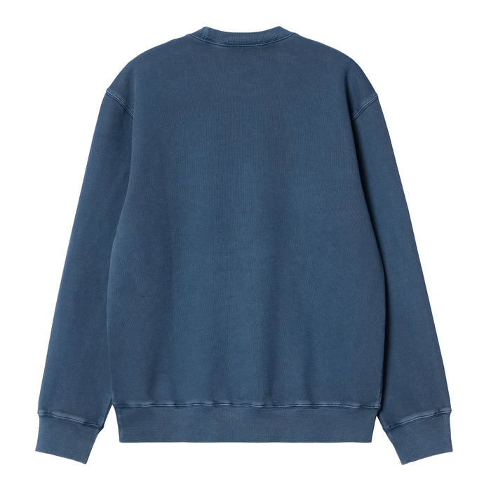 Carhartt WIP Duster Script Crewneck Elder Garment Dyed