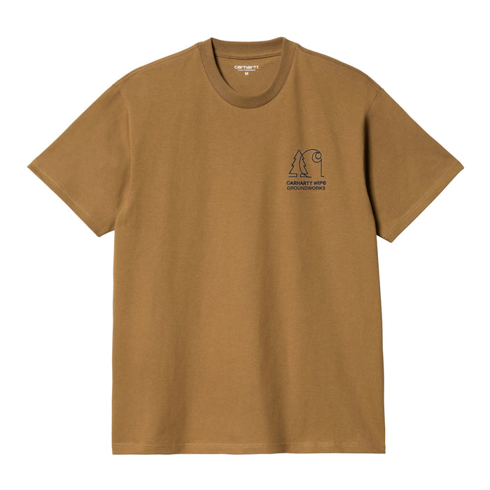 Carhartt WIP Groundworks T-Shirt Hamilton Brown