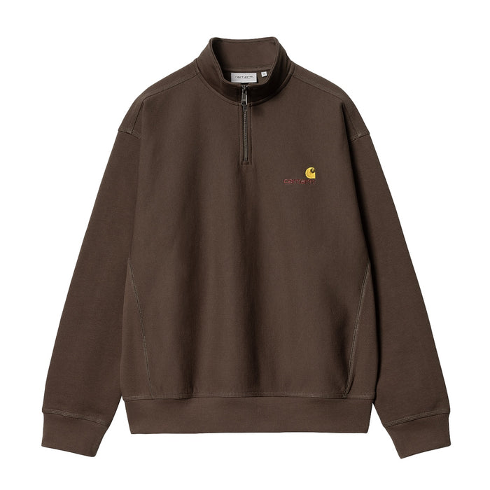 Carhartt WIP Half Zip American Script Crewneck Buckeye