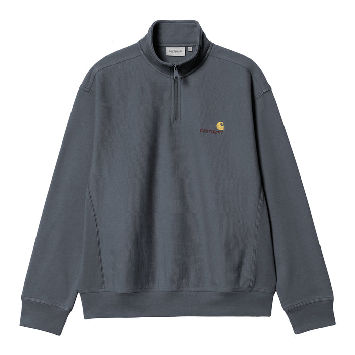 Carhartt WIP Half Zip American Script Crewneck Zeus