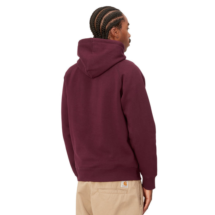 Carhartt WIP Hooded Chase Sweatshirt Amarone/Gold