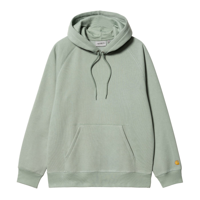 Carhartt WIP Hooded Chase Sweatshirt Glassy Teal/Gold