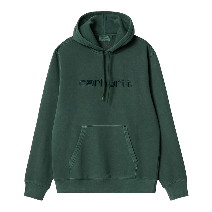 Carhartt WIP Hooded Duster Sweat Discovery Green Garment Dyed