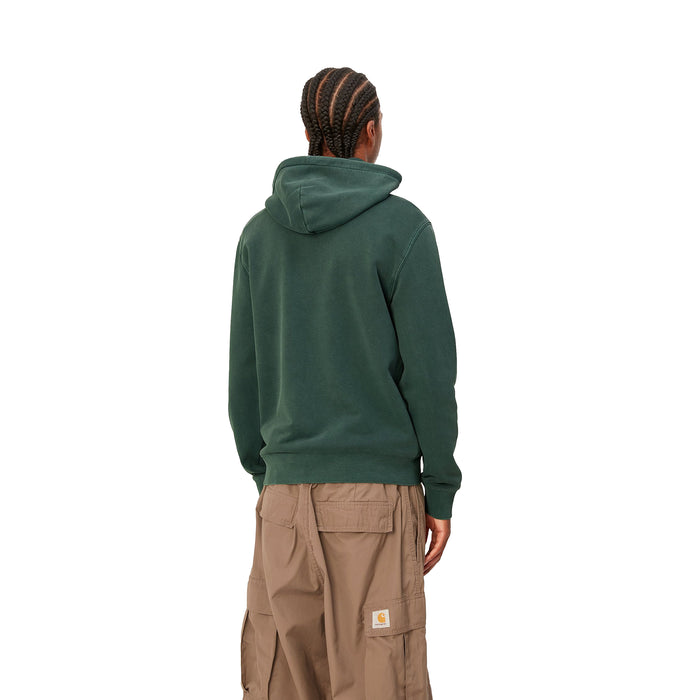 Carhartt WIP Hooded Duster Sweat Discovery Green Garment Dyed