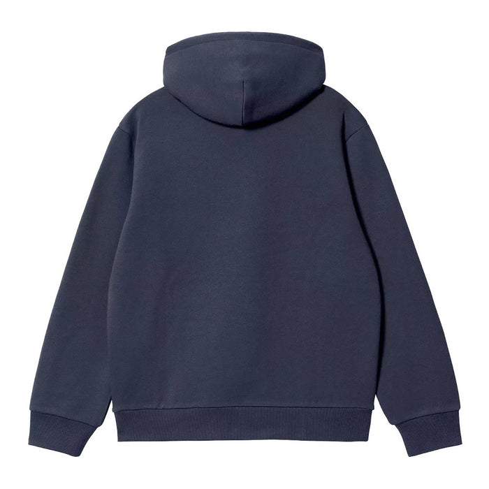 Carhartt WIP Hooded Sweat  Air Force Blue / Malbec