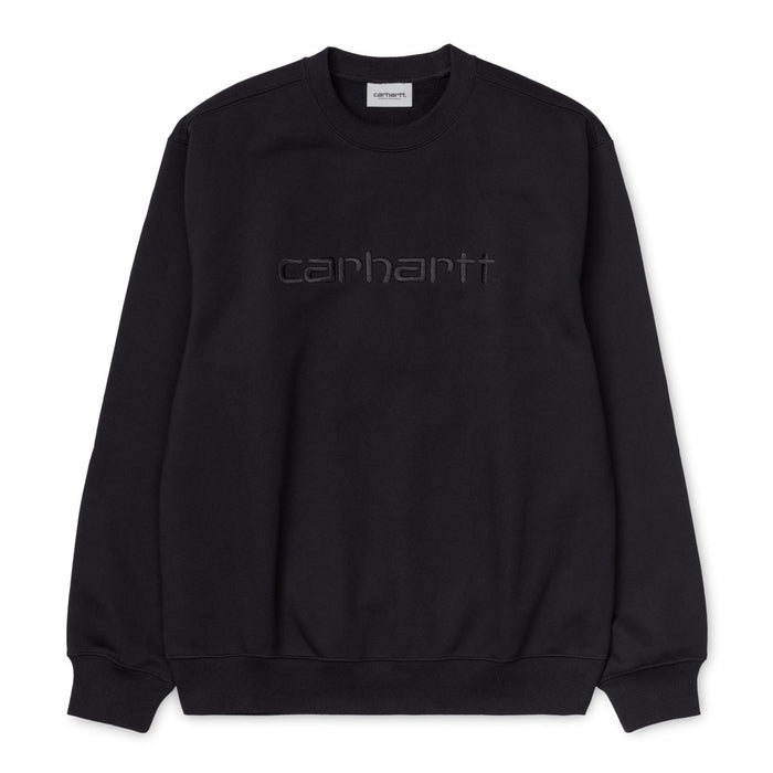 Carhartt WIP Logo Sweat Crewneck Black/Black