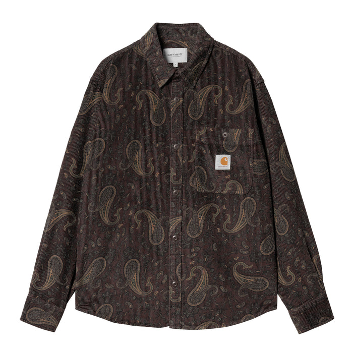 Carhartt WIP L/S Flint Shirt Paisley Print Buckeye