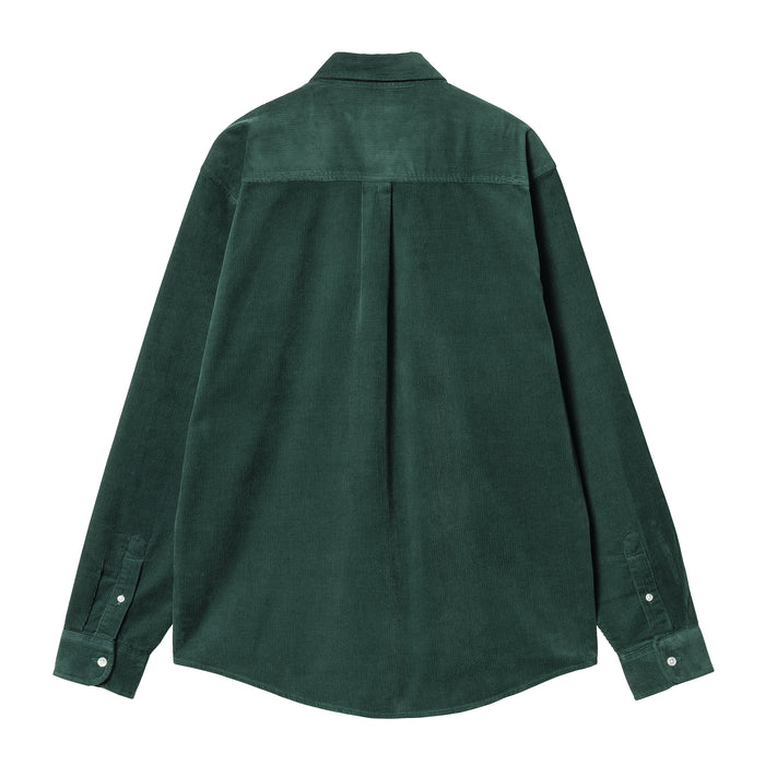 Carhartt WIP Madison Cord Fine Hemd Shirt Chervile/Black
