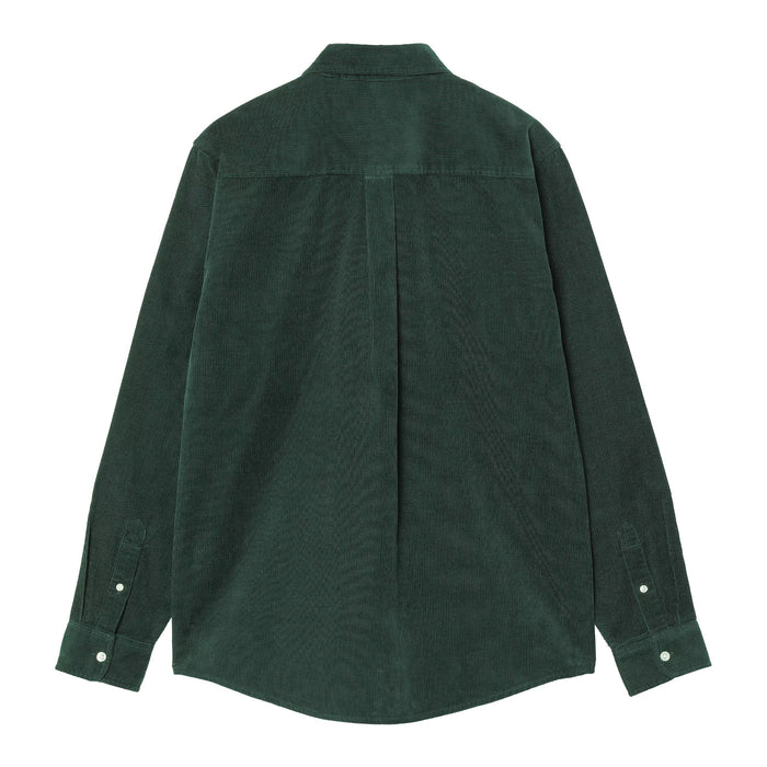 Carhartt WIP Madison Cord Fine Hemd Shirt Conifer