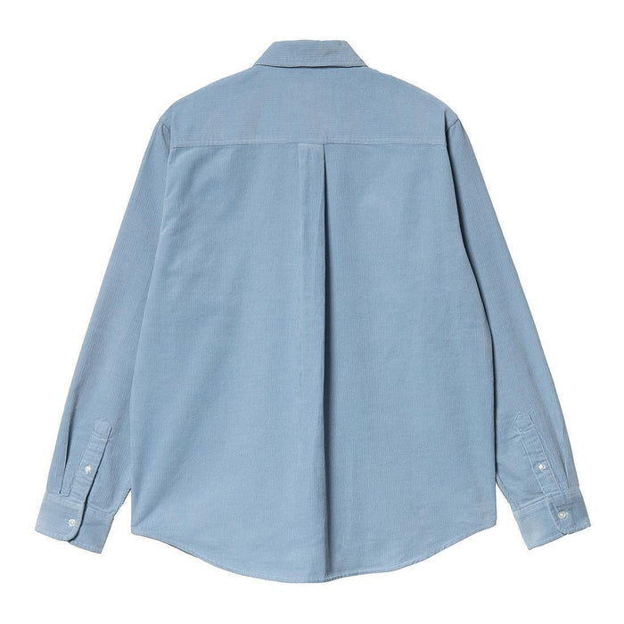 Carhartt WIP Madison Cord Fine Hemd Shirt Frosted Blue