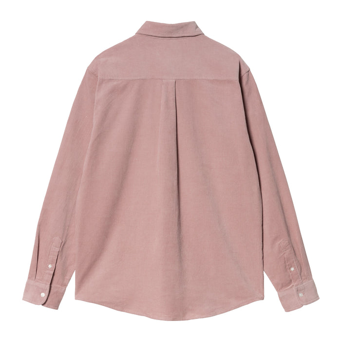 Carhartt WIP Madison Cord Fine Hemd Shirt Glassy Pink Wax