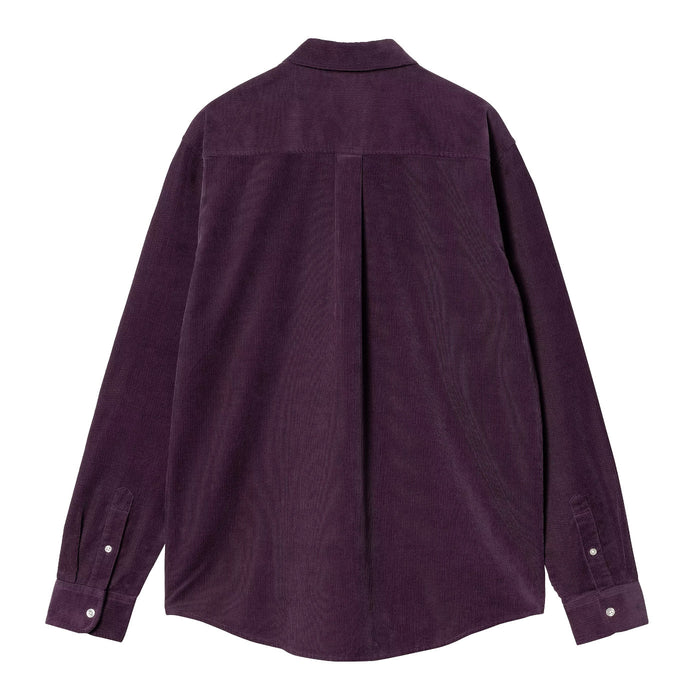 Carhartt WIP Madison Cord Fine Hemd Shirt Huckleberry