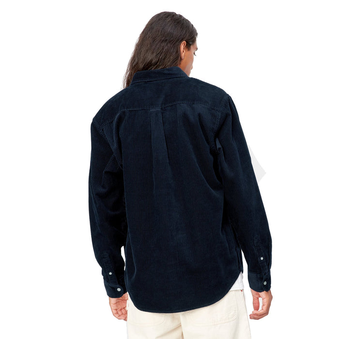 Carhartt WIP Madison Cord Hemd Shirt Dark Navy