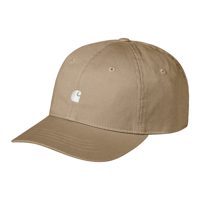 Carhartt WIP Madison Logo Cap Sable/White