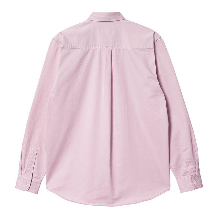 Carhartt WIP Madison Shirt Hemd Shirt Pale Quarz / White
