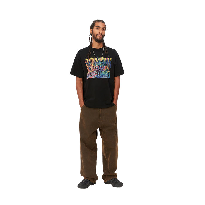 Carhartt WIP Ollie Mac Icy Lake T-Shirt Black