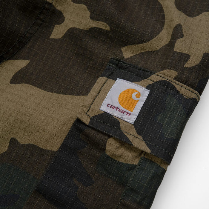 Carhartt WIP Regular Cargo Short Laurel Rinsed Camo