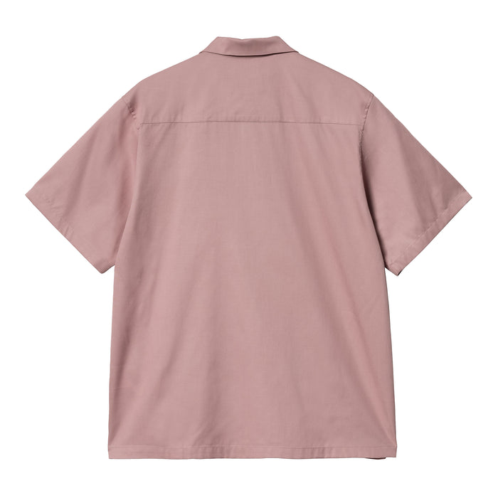 Carhartt WIP S/S Delray Shirt Glassy Pink/Black