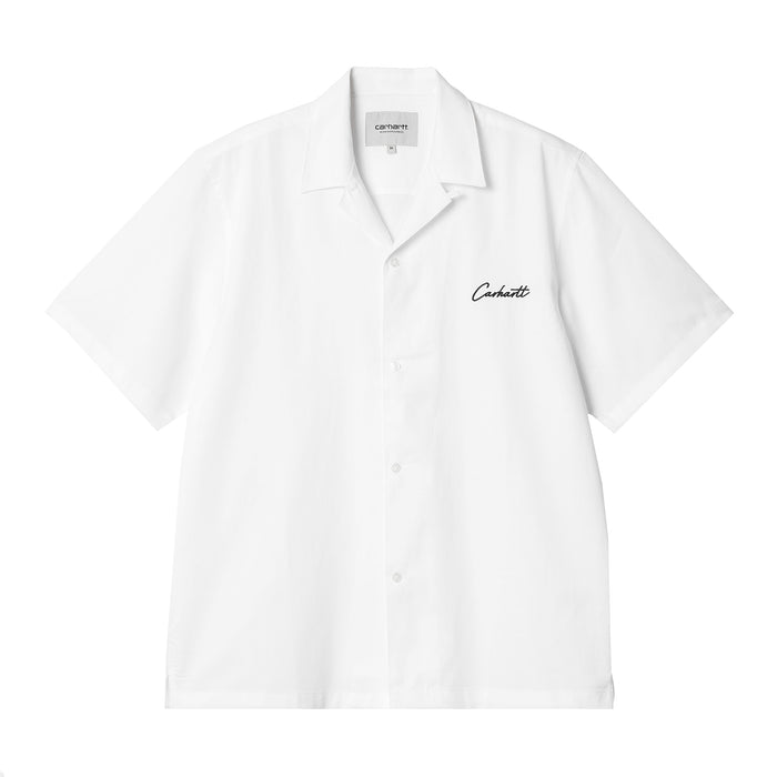 Carhartt WIP S/S Delray Shirt White/Black