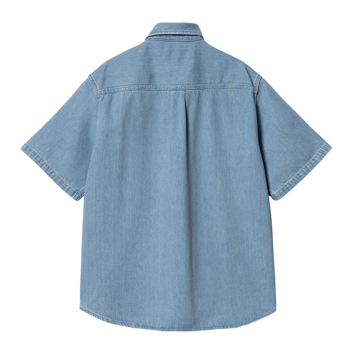 Carhartt WIP S/S Ody Shirt Blue Stone Bleached
