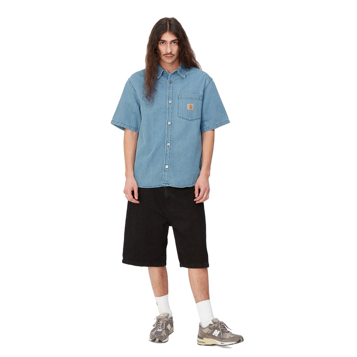 Carhartt WIP S/S Ody Shirt Blue Stone Bleached