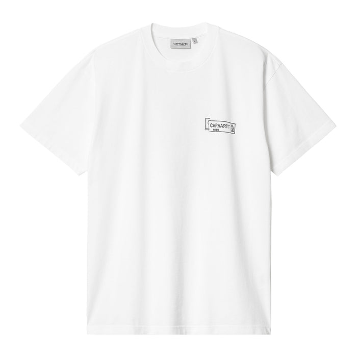 Carhartt WIP S/S Stamp T-Shirt White/Black