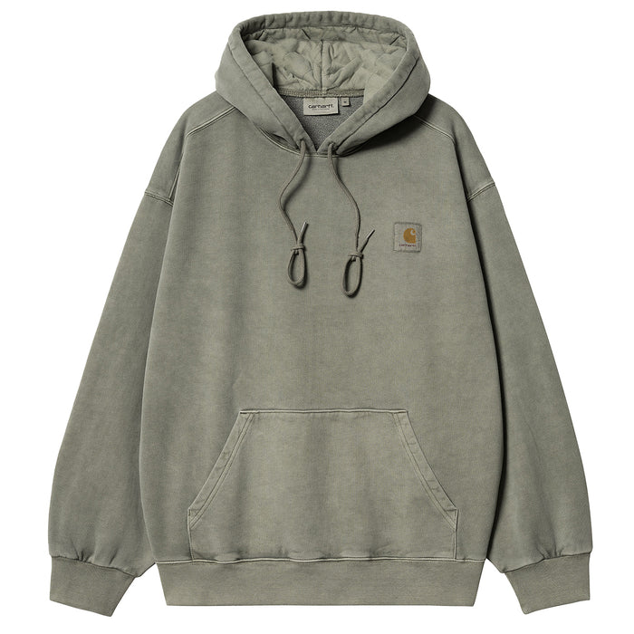 Carhartt WIP Vista Sweat Hoodie Smoke Green Garment Dyed