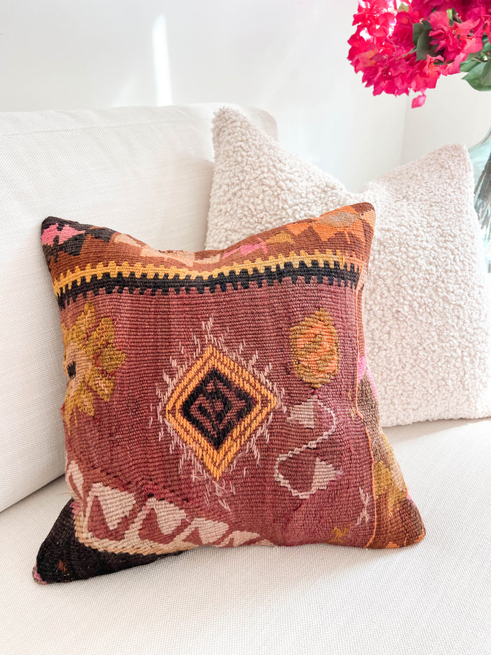 Carmel Kilim Pillow (16x16)