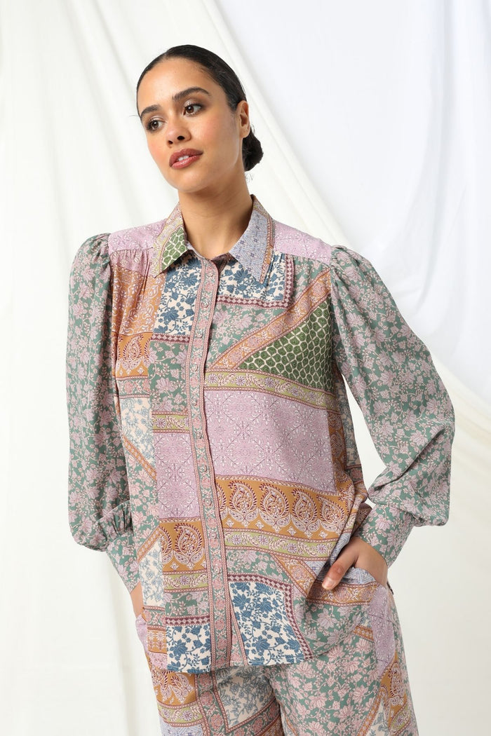 Womens Caroline Blouse Multicolor 605ka026