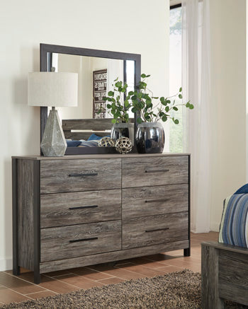 Cazenfeld B227-36 BlackGray Bedroom Mirror