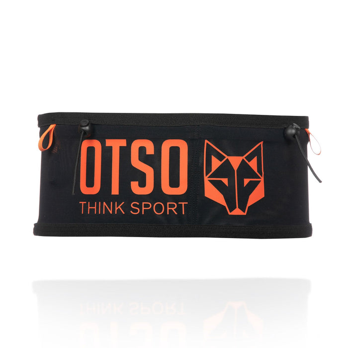 Ceinture de running unisex - Black & Orange