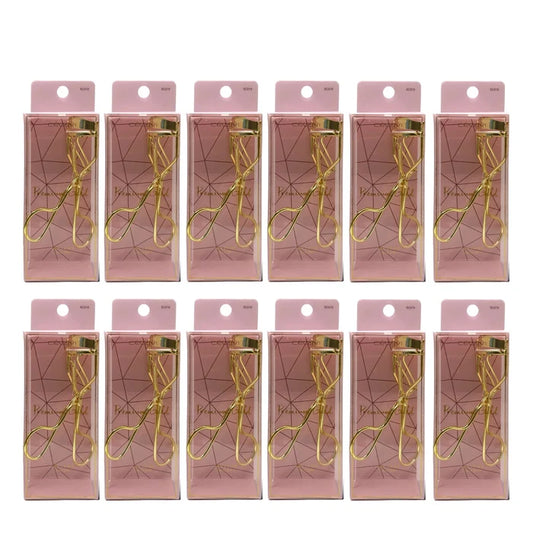 Celavi - Gold Eyelash Curler - Professional Precision Lash Tool (12 Pack)