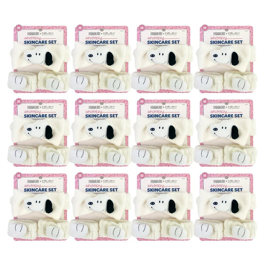 Celavi - Peanuts White Spa Headband with Wristband