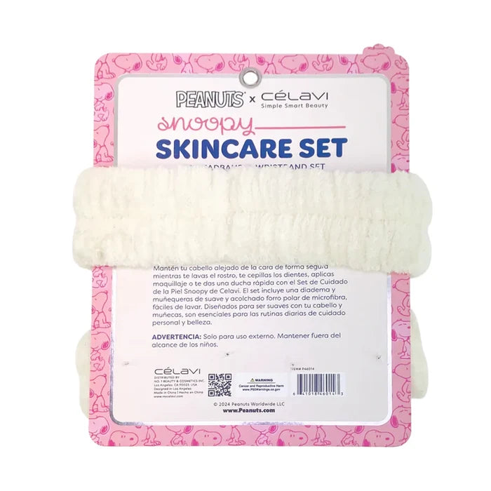 Celavi - Peanuts White Spa Headband with Wristband