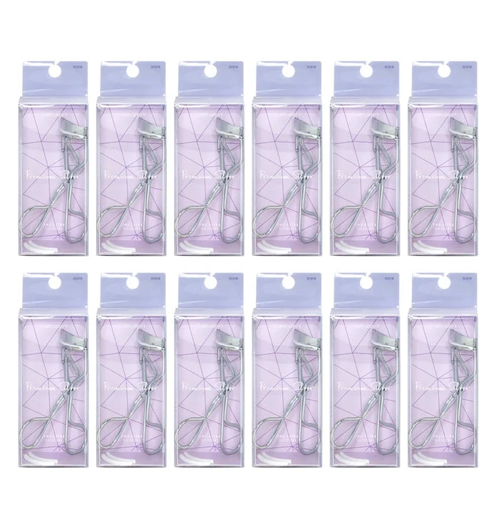 Celavi - Silver Eyelash Curler with 2 Replacement Silicone Pads (12pk)