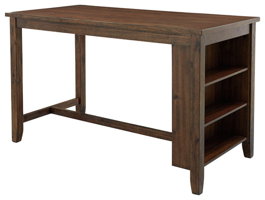 Chaleny D392-42 Warm Brown RECT Dining Room Counter Table