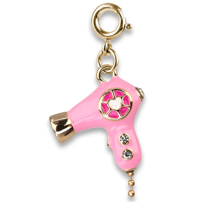 CHARM IT! Gold Hair Dryer Charm