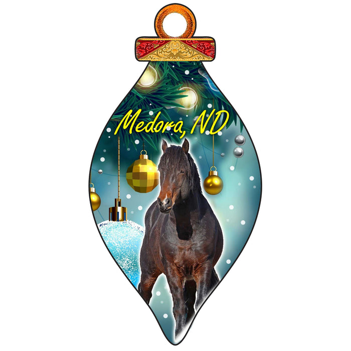 Chasing Horses Wooden ornaments