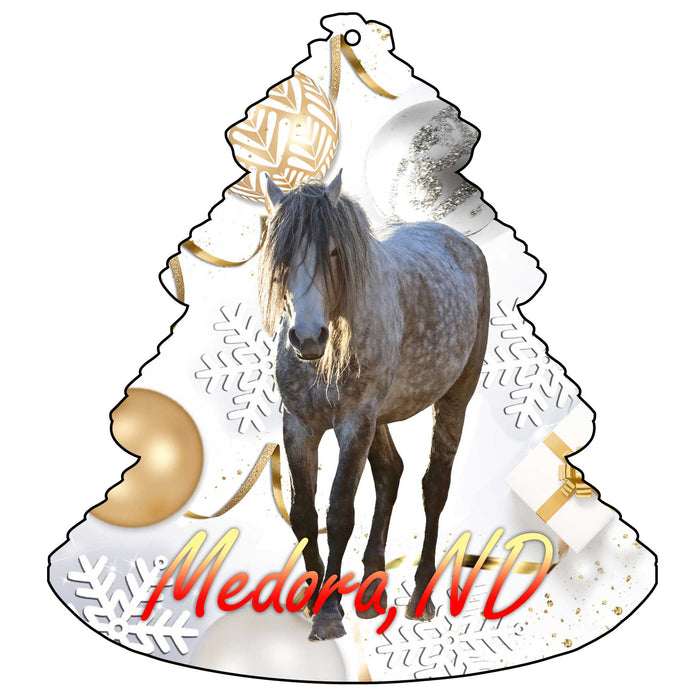Chasing Horses Wooden ornaments